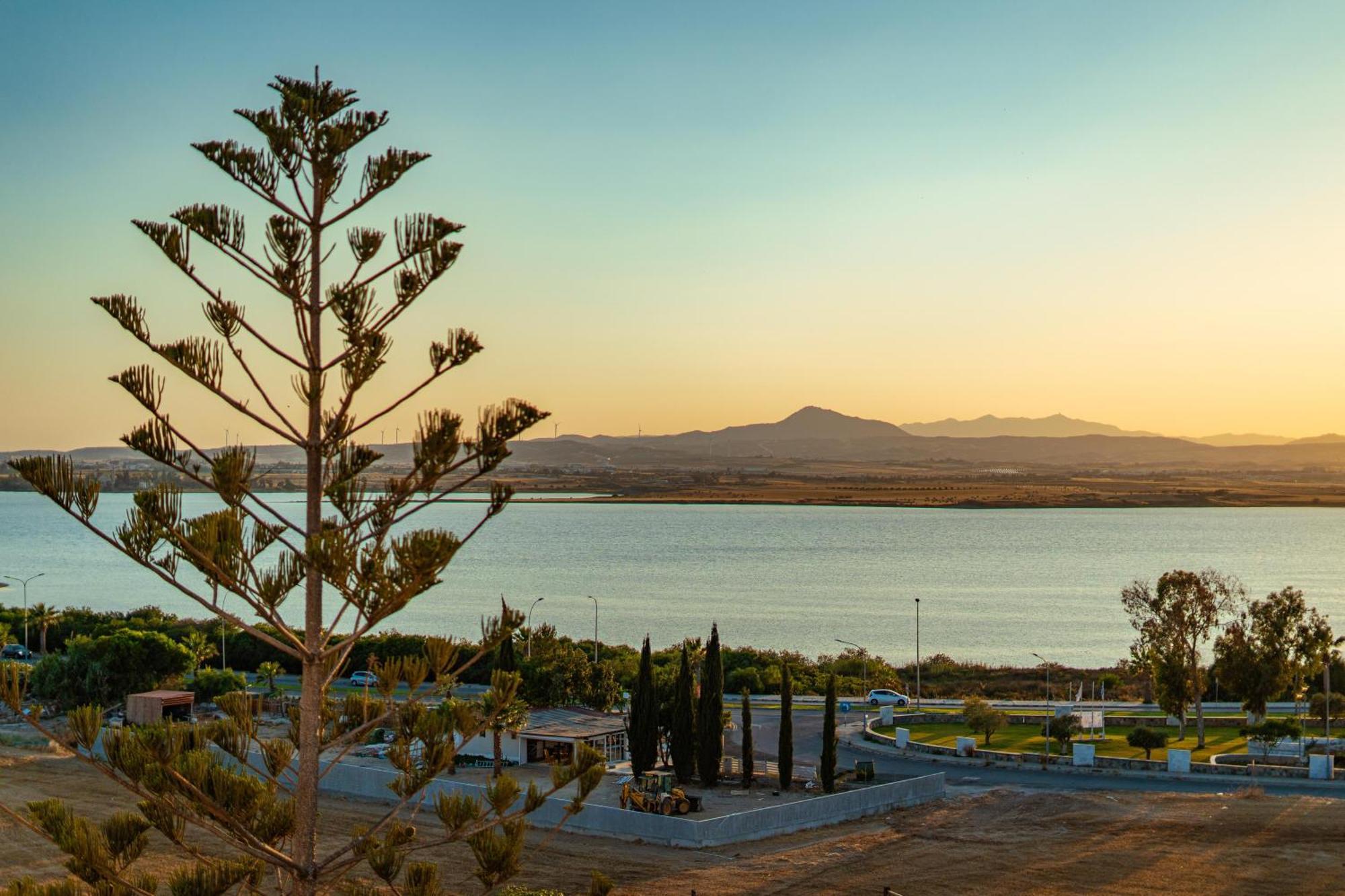 Majestic Sunset Salt Lake Views 300M From Beach Lárnaca Exterior foto